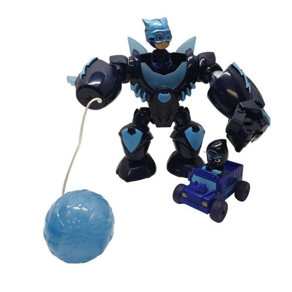 PJ Masks Robot Suit Robo-Catboy Lights and Sounds and Night Ninja Bus Racer - Picture 4 of 7